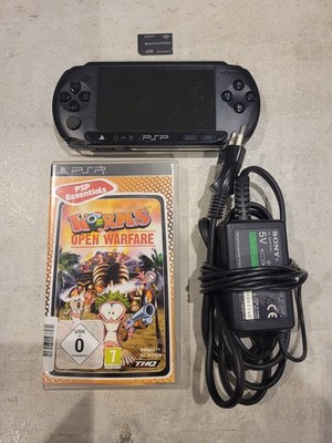 Sony PlayStation Portable (PSP) Konsole, schwarz, 1GB Speicherkarte, gebraucht