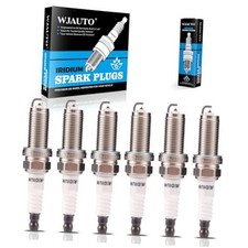 Iridium Spark Plugs 6 Pack, Pre-Gapped OEM Replacement for Toyota Camry RAV4