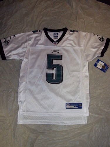 DONOVAN MCNABB #5 PHILADELPHIA EAGLES YOUTH WHITE NFL REPLICA JERSEY - Picture 4 of 6