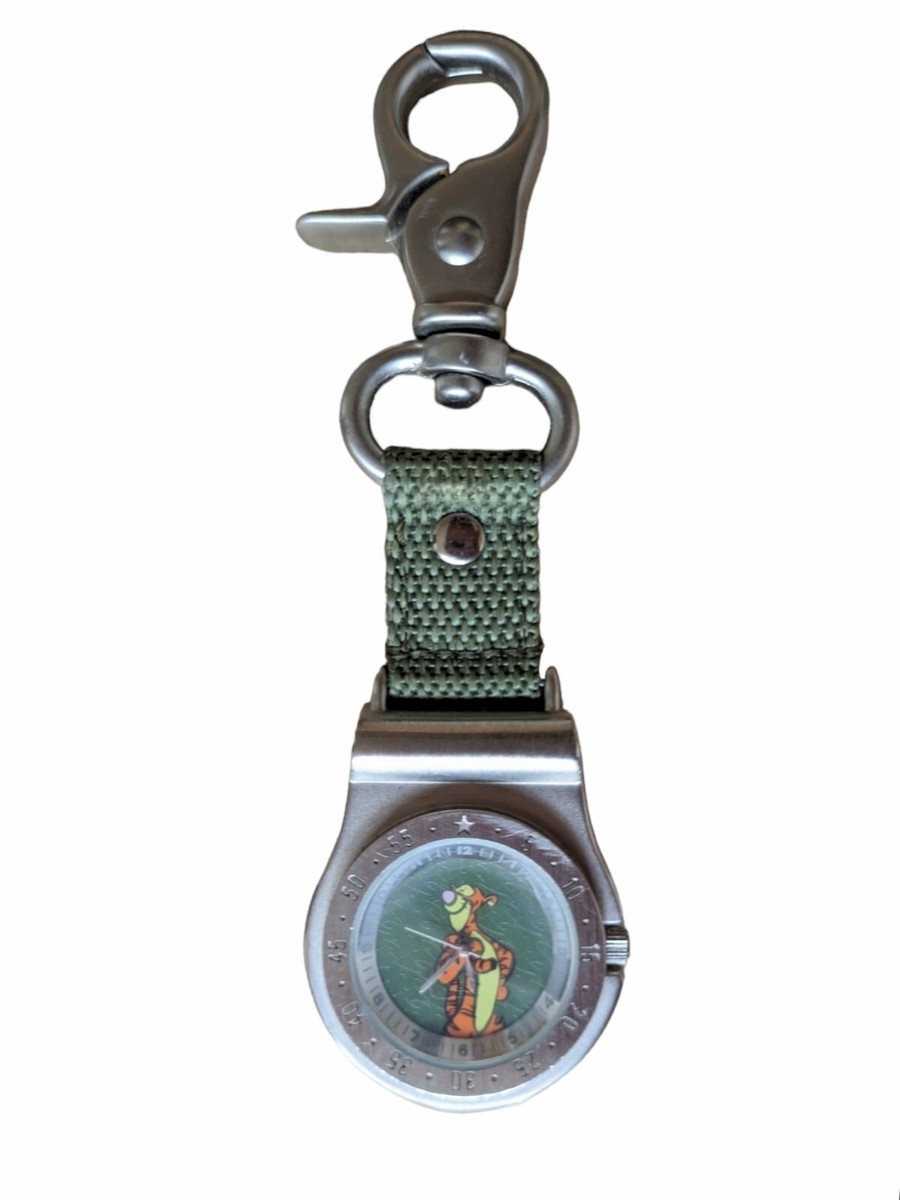 Rare Tigger The Tiger Pocket Watch with Stainless Steel Clip  display picture 2