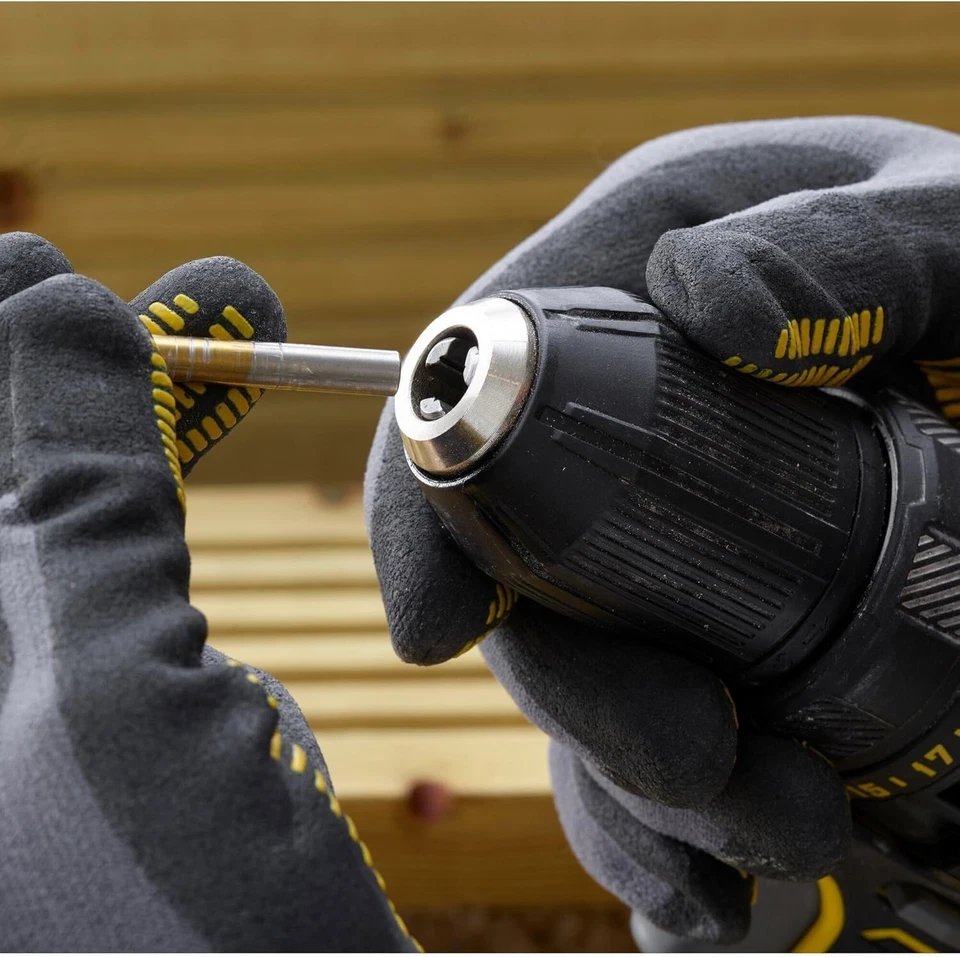 Stanley FatMax V20 Trapano Avvitatore 18V 2 Batterie Litio 2Ah Con 100 Accessori - Immagine 4 di 4