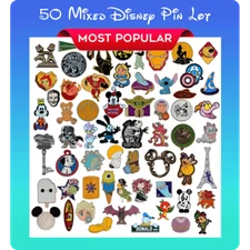 Disney Pins Lot Pick Size From 1-100 Assorted Park Trading Pin New No Duplicates