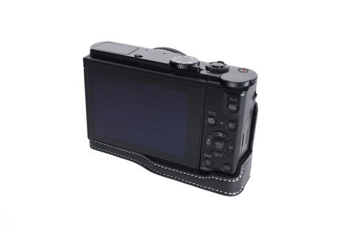 Original Echtleder Halbkamera Etui Tasche Abdeckung für Panasonic LX10 LX9 LX15 - Bild 39 von 42
