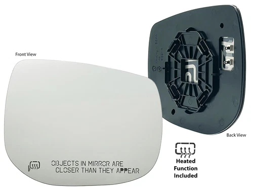 Heated Mirror Glass for 2019-2024 Forester 2019-2023 Crosstrek Passenger Side