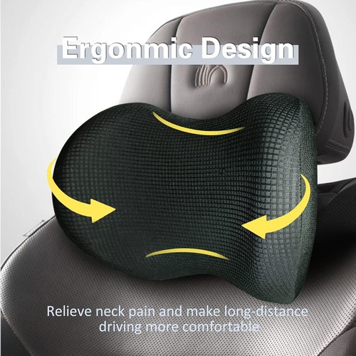 Super Comfy Car Headrest Pillow, Car Pillow for Neck Pain Relief (Black, 1PC) - 第 6/8 張圖片