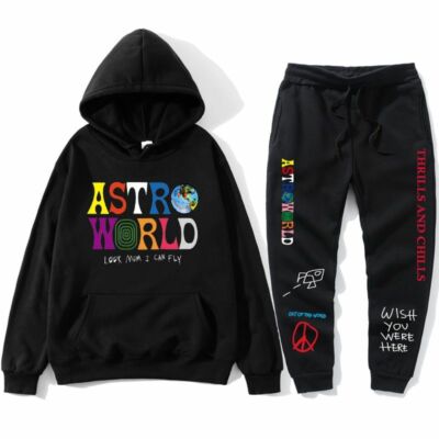 TRAVIS SCOTT ASTROWORLD hope you are here HOODIE + pants unisex women men gift | eBay