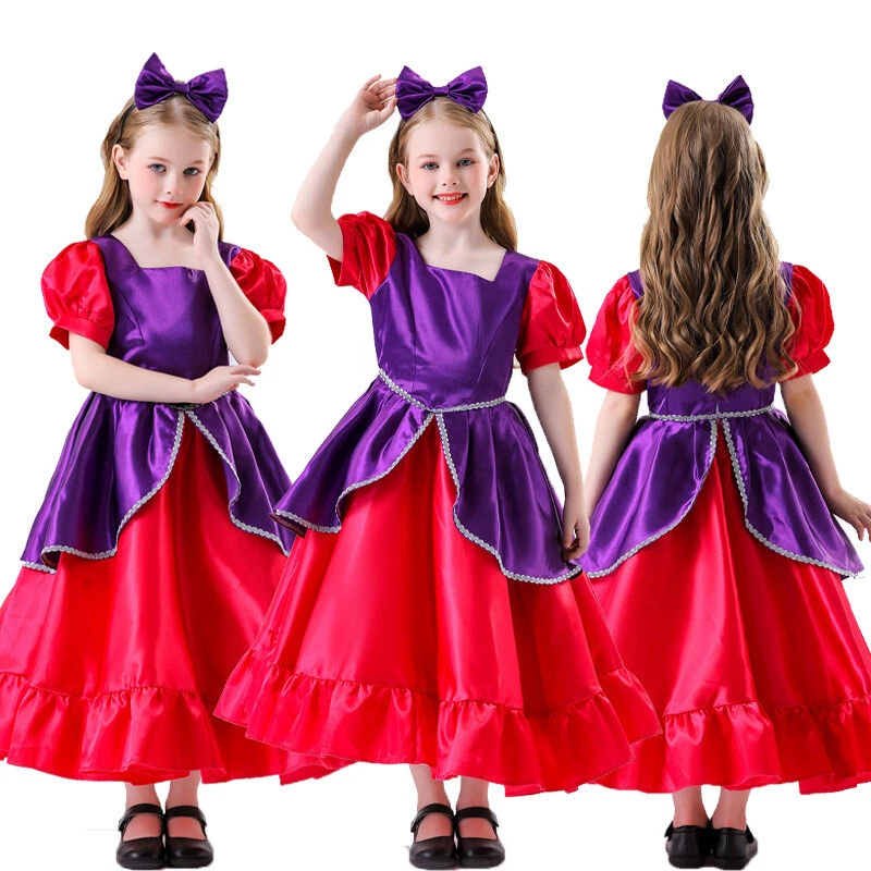 Cosplay Cendrillon Sœur Drucilla Anastasia Robe Princesse Enfants Adultes Costumes - Photo 4/4