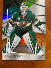 19-20 UD SP Game Used Orange Parallel 61 Devan Dubnyk /110