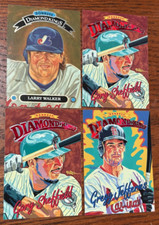 4-1992/1993 DONRUSS BASEBALL DIAMOND KINGS GARY SHEFFIELD/LARRY WALKER/+-APR5525