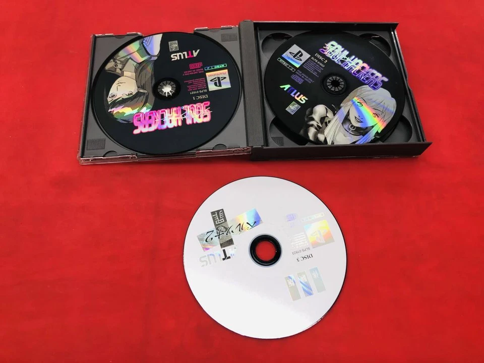 Juego de 4 piezas Shin Megami Tensei Persona Persona2 Devil Summoner Soul Hackers PS1 Foto 4 de 4