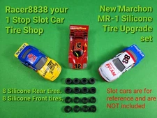 Marchon MR-1 Silicone Tire Front & Rear Performance Set 16 HO Slot Car Tires