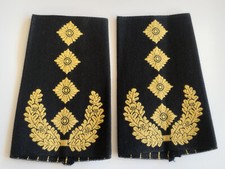 Bundeswehr Rangschlaufen Heer Pullover gelb auf schwarz General gewebt