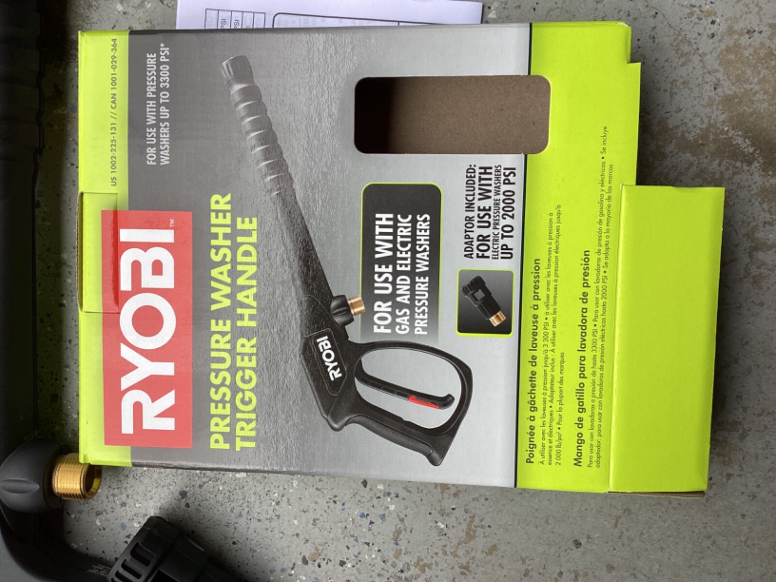 RYOBI 3,300 PSI Pressure Washer Trigger Gun Wand Handle Replacement eBay