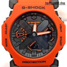 CASIO G-SHOCK GA-2300FL-4AJF Black Minimal Quartz Men's Watch New in Box