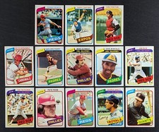 1980 Topps Baseball Star Lot 13 Cards George Brett
