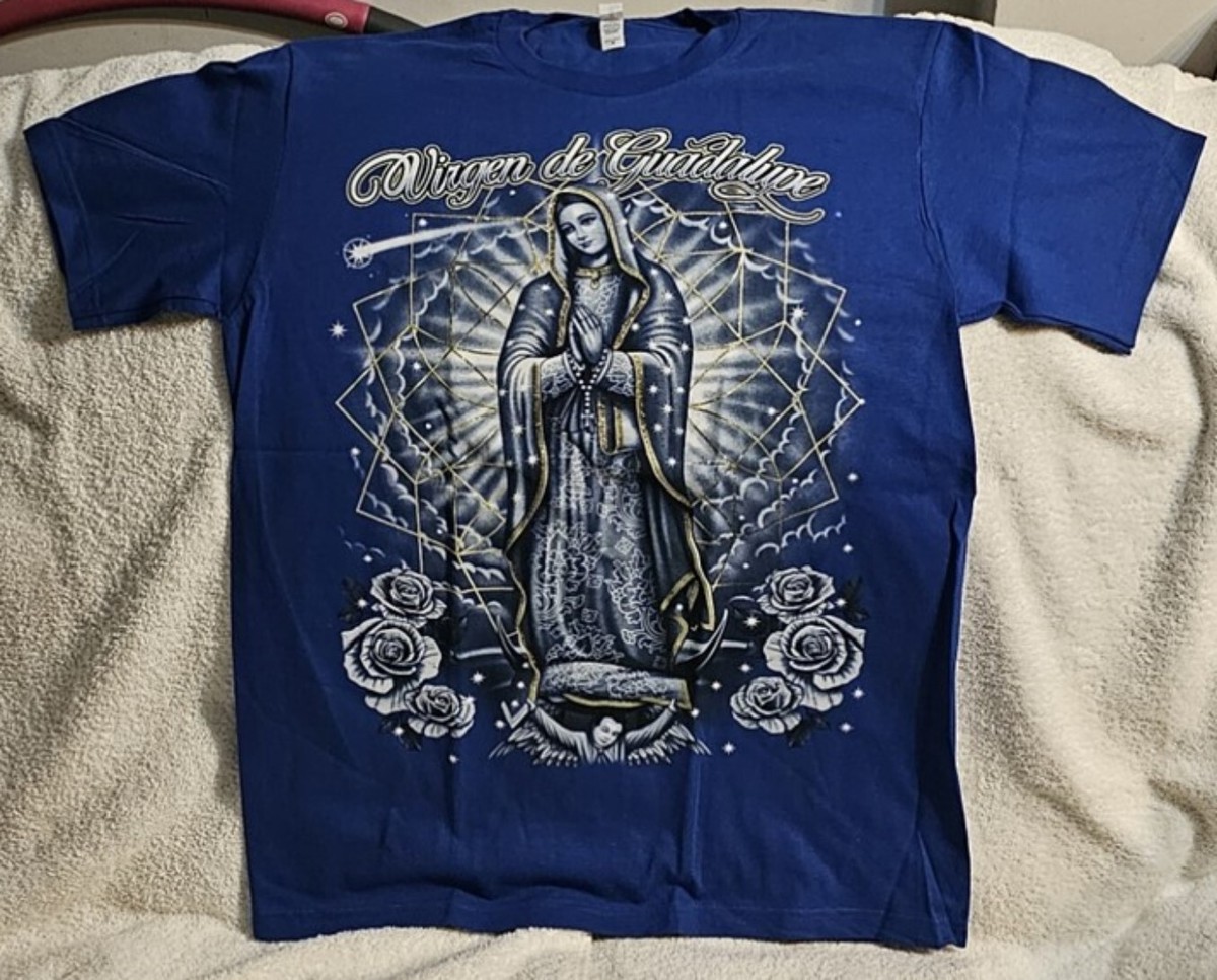 Virgen Guadalupe Virgin Mary Apparition T-Shirt Virgen Guadalupe Virgin Mary Apparition T-Shirt