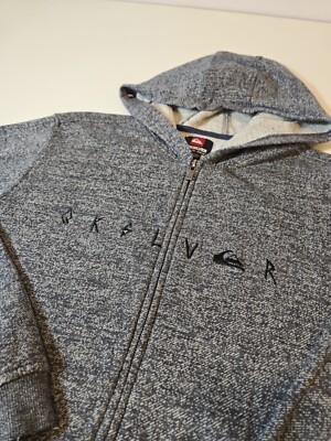 Vintage Quicksilver Hoodie Sweatshirt Men s Size Medium Full Zip Surf Skate Y2K