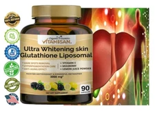 Vitamisan Liposomal Glutathione 3000mg - 90 Capsules - Master Liver Detox