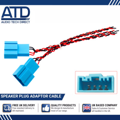 Audio Tech Direct Lautsprecher Adapter Für BMW 3 Serie E90 E91 E92 E93