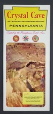 1960s Kutztown PA Crystal Cave Caverns Pennsylvania Vintage Travel Brochure
