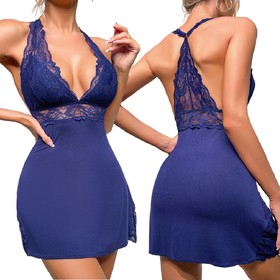 Women Sexy Lingerie Sleepwear Nightwear Underwear Teddy Babydoll Lace Dress Gift