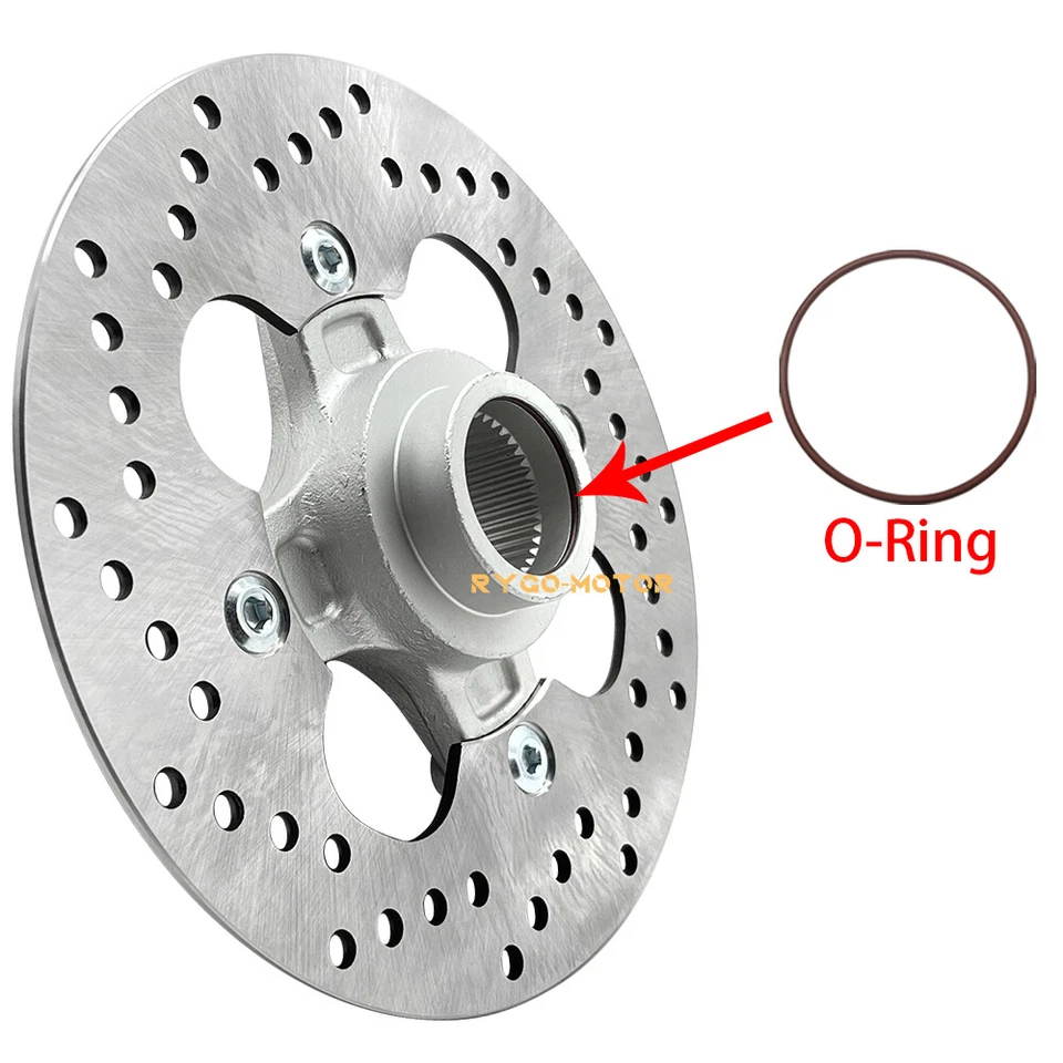 DISCO DE BUJE DE FRENO TRASERO ROTOR RESISTENTE MEJORADO para HONDA SPORTRAX 400 TRX400EX  Foto 3 de 4