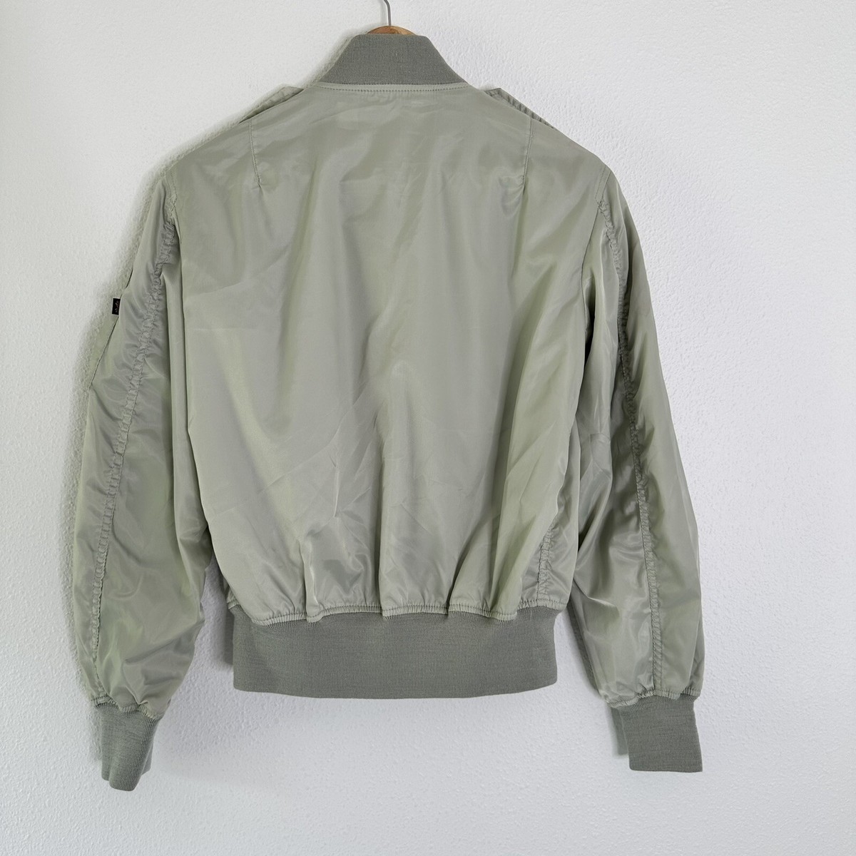 Alpha Industries Space Command NASA Bomber Jacket Youth M Gray