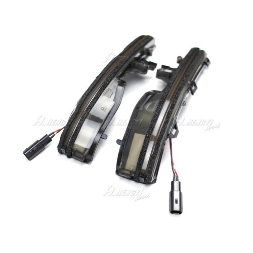 Smoked Sequential LED Side Mirror Lamp Turn Signal Light For Lexus LS 2018-2025 - Picture 6 of 9