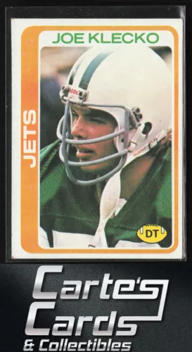 Joe Klecko 1978 Topps #287 New York Jets Rookie Hall of Fame