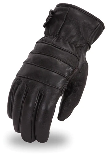 Men's Insulated Leather Motorcycle Gloves - Touring Best Value First Classics