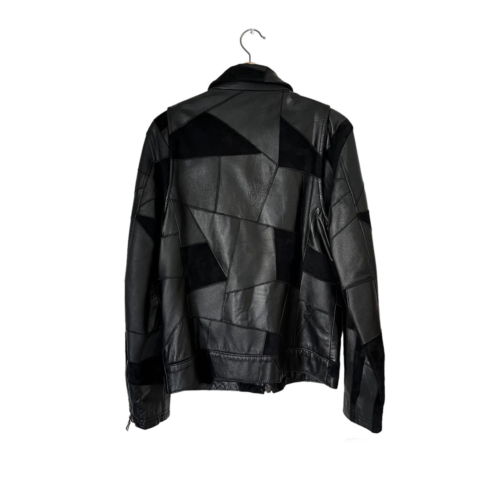Japanese Label Patchwork Leather Jacket - image 2