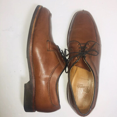 Allen Edmonds Stockbridge 10 D Men\'s Split Toe Derby Brown‎ Allen Edmonds Shoes Mens 10 Stockbridge Brown Leather Split  main image 2