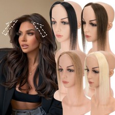 Cover-up Human Remy Hair Skin Full Lace Hairline Hair Topper Forehead Hairpiece