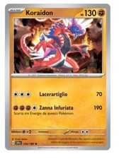CARTA POKEMON KORAIDON 124/198 SCARLATTO E VIOLETTO 2023 RARA ITA NUOVA