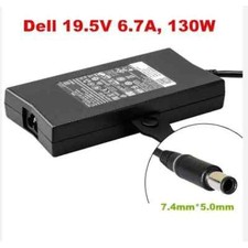 Genuine Dell 130w Docking Station AC Charger  Dell 130w Power Brick w/ C5 CORD