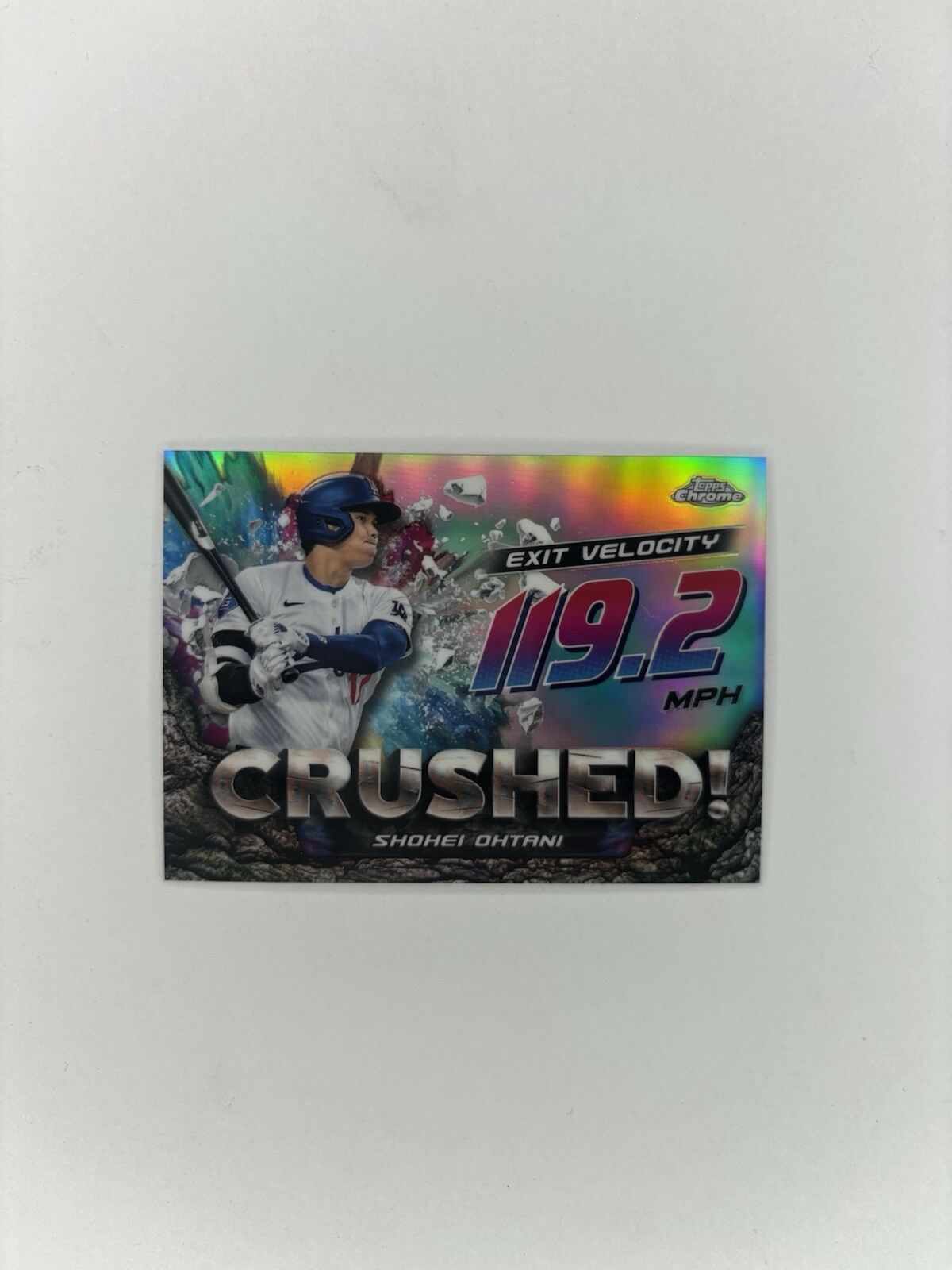 2024 Topps Chrome Update Crushed SSP Case Hit Insert Shohei Ohtani #CR-6 Dodgers