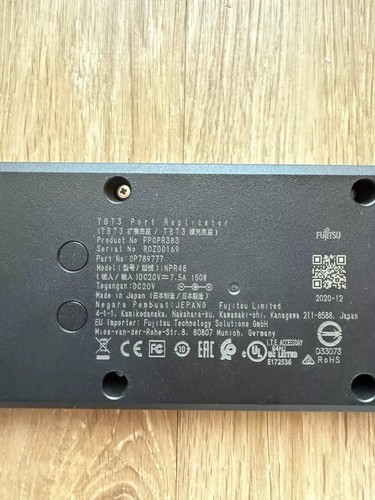 Fujitsu TBT3 Port Replicator FPCPR383 - Thunderbolt 3 Dockingstation - Netzteil - Bild 2 von 6