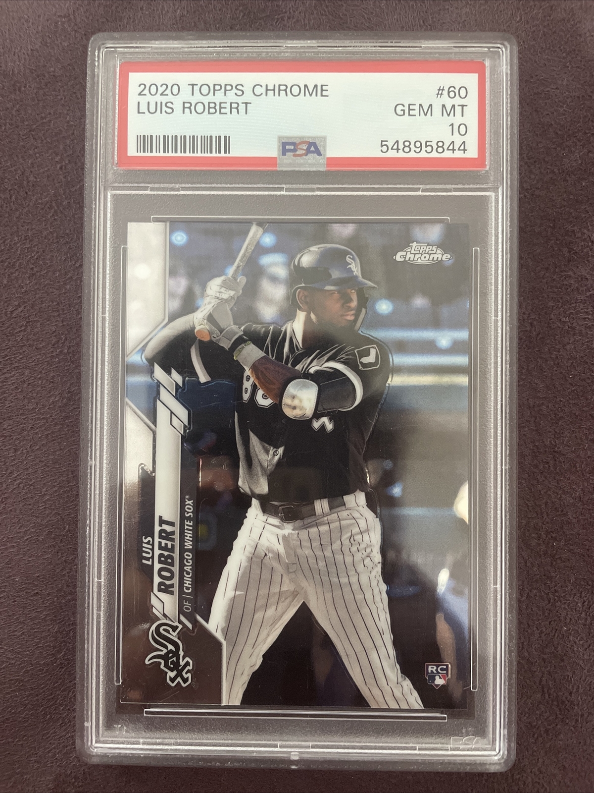 Luis Robert 2020 Topps Chrome Rookie Card RC PSA 10 Gem Mint Chicago White Sox