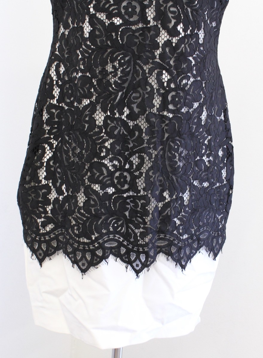 chinese dress ladies RALPH LAUREN Size 10 Black Cotton Blend Lace Short Sleeve Dress  Sui  Generis Designer Consignment