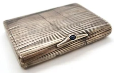 IMPERIAL 84, 1925 Russian SILVER Cigarette, Snuff Box / Case "ART NOUVEAU" 166