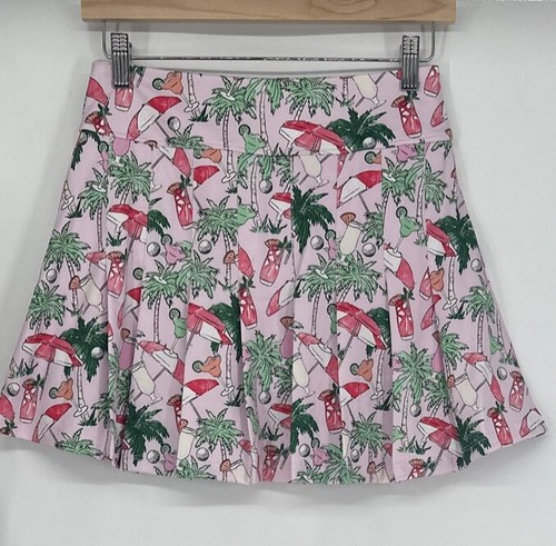 NEW! Kenny Flowers The Masters of Leisure Country Club Skort Pink SZ Small