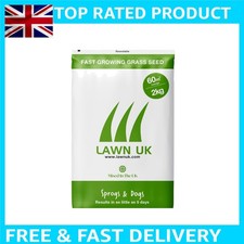 2kg Hardwearing Grass Seed – Quick Germination, Perfect for Children and Pets 17.49 per kilo