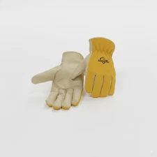 Premium TIG Welding Gloves Top Grain Goatskin Leather Gloves Unlined M-222 Cuff