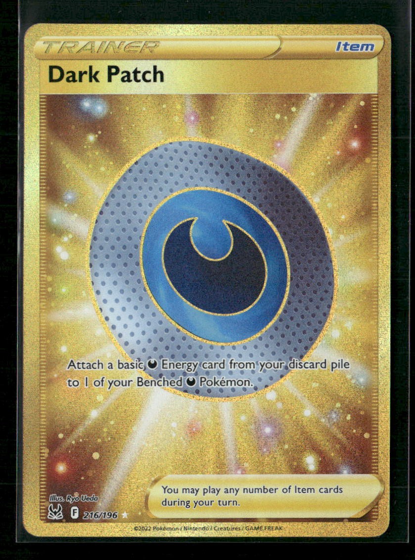 Dark Patch 216/196 Secret Rare Lost Origin Pokemon Near Mint