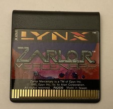 Zarlor Mercenary - Atari Lynx boxed with instructions