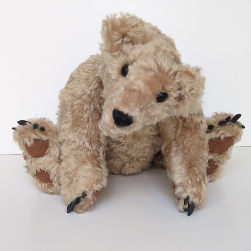OOAK Artist Handmade Mohair Jointed Teddy Bear w/ Growler - 2012 Chuck Swanson - Picture 13 of 13