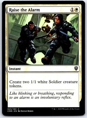 Raise the Alarm 41 C Commander Legends Magic: The Gathering NM/M