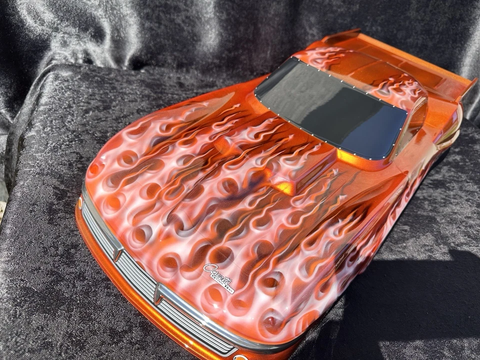 CUSTOM PAINTED RC DRAG BODY NO PREP LOSI 22S AE DR10 TRAXXAS SLASH 1963 STINGRAY - Image 4 of 4