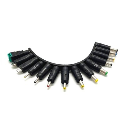 Universal Power Adapter Tips Connector Laptop Power Supply Plug Sets 5.5x2.1mm