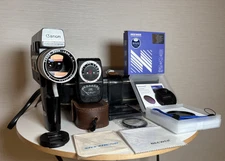 Canon Auto Zoom 518 Super 8 Cinematography Kit, Tested, GE Meter, ND Filter